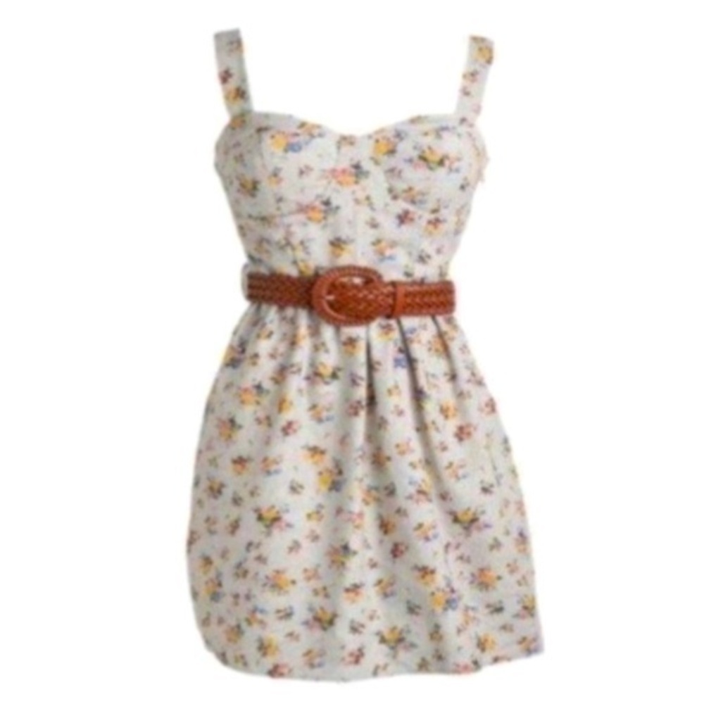 Delia’s summer floral dress, belt loops, no belt attached, 5/6, good condition